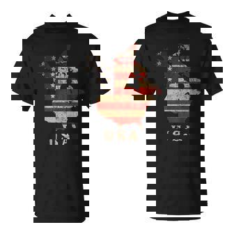 Oh Canada Canada And Usa Map Annex America’S 51St State T-Shirt | Mazezy