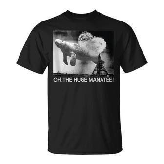Oh The Huge Manatee Hindenburg Classic Dank Meme Tank Top T-Shirt - Monsterry
