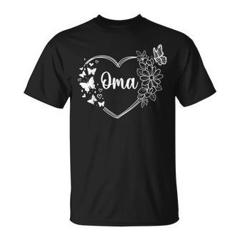 Oma Heart Grandma German Mother's Day T-Shirt - Thegiftio UK