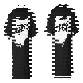 Ope Ohio Silhouette Outline Wholesome T-Shirt - Monsterry
