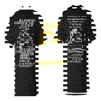 Operador De Excavadora Los Mejores Camiseta unisex - Regaloses