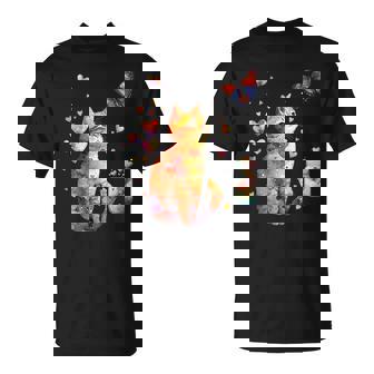 Orange Tabby Cat ShirtCat Valentine ShirtOrange Tabby Cat Tank Top T-Shirt - Monsterry