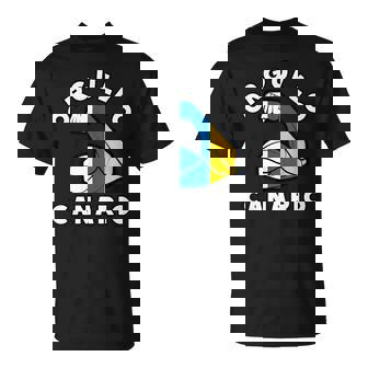 Orgullo Canario Diseño Con Bandera De Canarias Camiseta unisex - Regaloses
