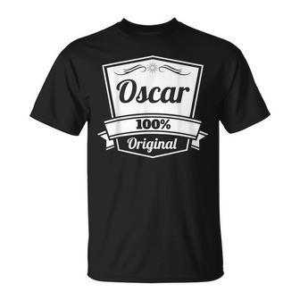 Oscar De Cumpleaños Con Nombre Personalizado Camiseta unisex - Regaloses
