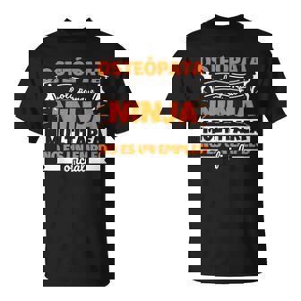 Osteópata Regalo Divertido Ninja Camiseta unisex - Regaloses