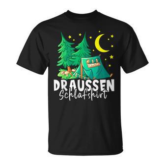 Outdoor Sleep I Camping Camping Scout Camper T-Shirt - Geschenkecke