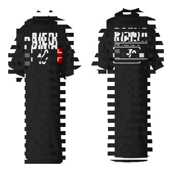Paciencia At 1 Regalo Divertido Cumpleaños Pijama Parejas Camiseta unisex - Regaloses