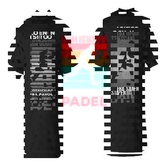 Padel Tennis Divertido Pensando En Padel Padelista Camiseta unisex - Regaloses