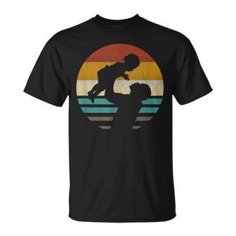 Padre Día Padre Hijo Retro Traje Camiseta unisex - Regaloses