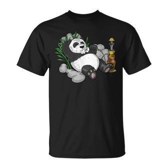 Panda Arabic Hookah Nargileh Shisha Panda Bear T-Shirt - Geschenkecke