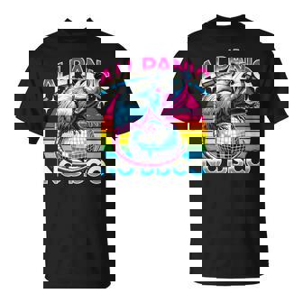All Panic No Disco Opossum Screaming Possum Adult Small Short Sleeve T-Shirt - Monsterry