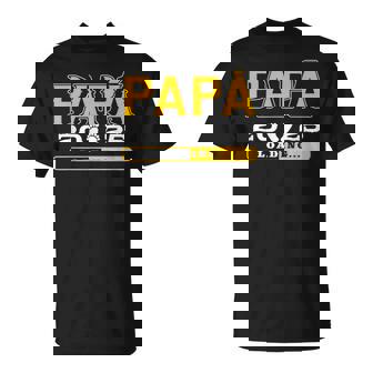 Papá 2025 Cargando Loading Día Del Padre Primerizo Camiseta unisex - Regaloses