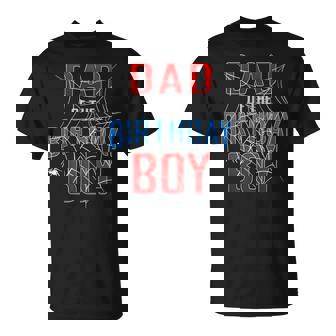 Papá Of The Birthday Boy Spider Web Bday Boy Spider Lover Camiseta unisex - Regaloses