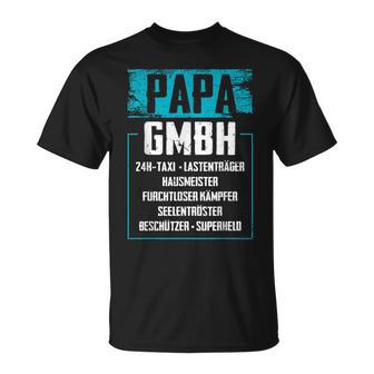 Papa Gmbh Firma Saying Business Father Family T-Shirt - Geschenkecke