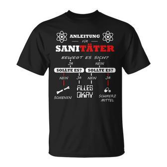 Paramedic Instructions Emergency Paramedic Checklist Sani T-Shirt - Geschenkecke