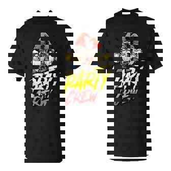 Party Crew Garden Gnome With Beer Birthday Crew T-Shirt - Geschenkecke