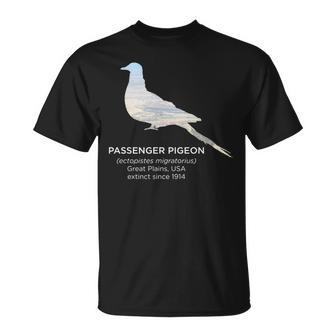 Passenger Pigeon Extinct Animal Endangered Species Premium T-Shirt - Monsterry