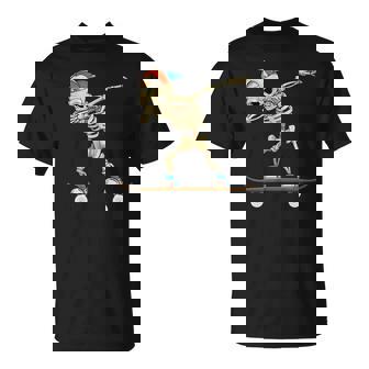 Patinador Esqueleto Dabbing Camiseta unisex - Regaloses