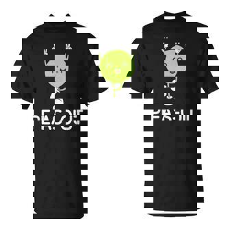 Pea Pun Peas-Out Jokes Sarcastic T-Shirt - Monsterry