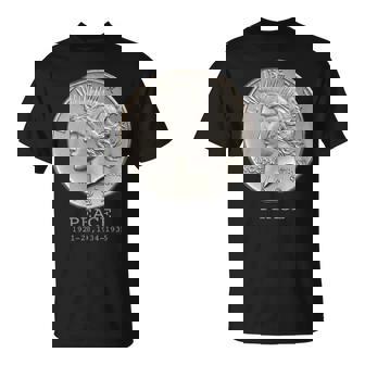 Peace Dollar Coin Collectors USA Silver Dollar T-Shirt - Monsterry
