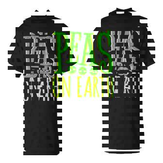 Peas On Earth Pea Lover Pun International Day Of Peace T-Shirt - Monsterry