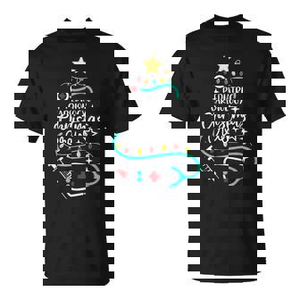 Pediatric Cardiology Christmas Crew Cardiac Nurse Tech T-Shirt - Monsterry