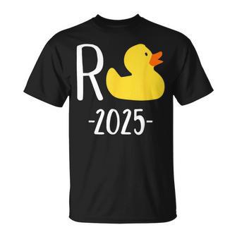 Pension 2025 With Duck For Pensioners And Retirees T-Shirt - Geschenkecke