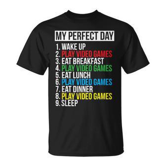 My Perfect Dayideo Games Cool Gamer T-Shirt - Geschenkecke