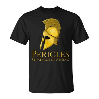 Pericles Strategos De Atenas Historia De La Antigua Grecia Camiseta unisex - Regaloses