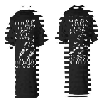 Perros Divertido Dueño De Perro 4 Patas 2 Pies Un Equipo Camiseta unisex - Regaloses
