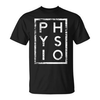 Physio Minimalism Physiotherapist T-Shirt - Geschenkecke