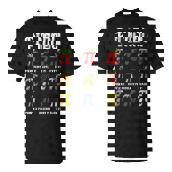 Pi Menu Pi 314 Math Teacher Pie Menu Mathematics T-Shirt - Monsterry