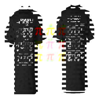 Pie Menu Pi Day Pi 314 Math Teacher Pi Symbol Pie Pun T-Shirt | Mazezy