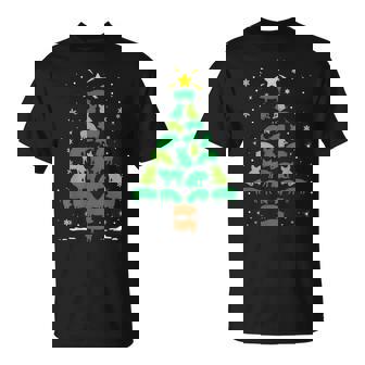 Pig Lovers Pet Farmer Holiday Family Matching Christmas Tree T-Shirt - Monsterry