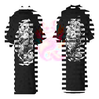 Pig Mermaid Adorable Merpig Sow With Mermaid Tail Cute Girls Premium T-Shirt - Monsterry