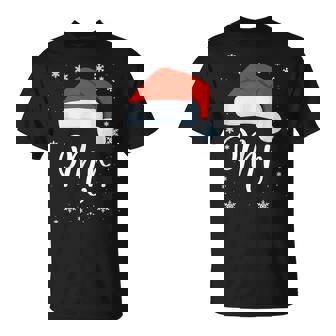Pijamas Navideños A Juego Para Parejas Mr And Mrs Claus Camiseta unisex - Regaloses