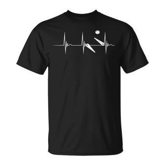 Pinball Heartbeat Flipper Automatic Ekg Pulsschlag T-Shirt - Geschenkecke