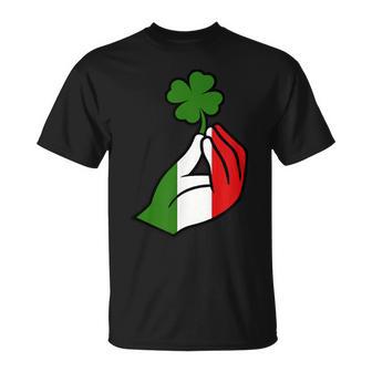 Pinched Hand Clover T-Shirt - Thegiftio UK