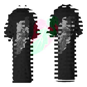 Pink Princess Philodendron Rare Plant Lover Leaf Exotic T-Shirt - Monsterry