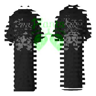 Plants Nature's Air Purifier Indoor Plant Fresh Air Lungs T-Shirt - Monsterry
