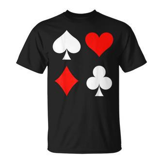 Playing Cards Skat Card Game Poker Costume Carnival Fancy Dress T-Shirt - Geschenkecke