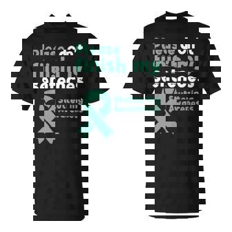 Please Don't Finish My Sentences Stuttering Awareness T-Shirt - Monsterry