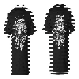 Plume De Loup Indien T-Shirt - Cadeauxyz