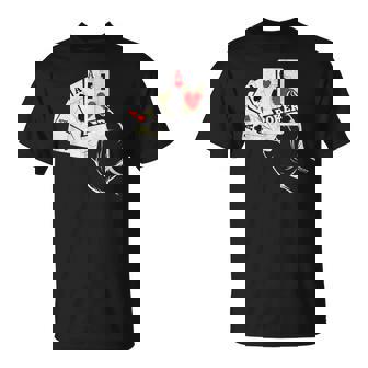 Poker De Jugador De Cartas Crazy Poker Camiseta unisex - Regaloses