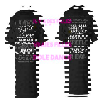 Pole Dance Citation Humour Poupée Pole Danseuse T-Shirt - Cadeauxyz