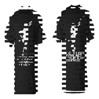 Pole Vault Longest Pole High Jump Pole Vaulter Jump Sports T-Shirt - Monsterry