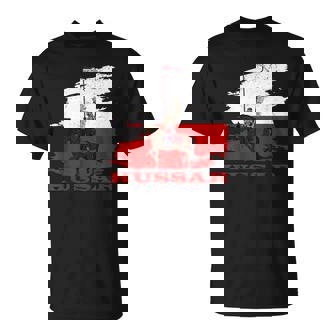 Polonia Husaria Húsares Alados Polacos Caballería Polska Camiseta unisex - Regaloses
