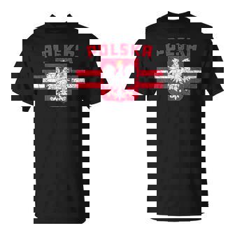 Polska Poland Flag Polish Eagle T-Shirt - Monsterry