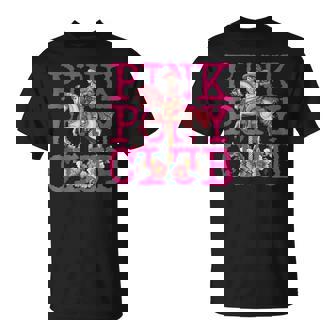 Pony And Heels Lover Pink Girls Clubs Cowgirl T-Shirt - Seseable