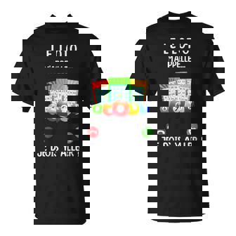 Pour Joueurs De Loto Je Peux Pas J'ai Loto Noir Col En S Manche Courte Classique Uni Automne Hiver T-Shirt - Cadeauxyz